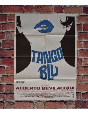manifesto TANGO BLU Alberto Bevilacqua andrea roncato maurizio merli A29