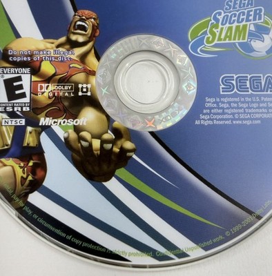 Sega Soccer Slam (Microsoft Xbox, 2002) Game Disc - Tested and