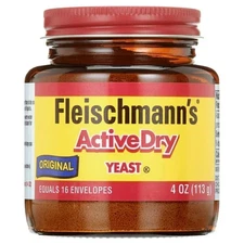 Fleischmann's active dry yeast, 4 Oz FRESH.