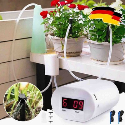 Bewässerungsuhr Bewässerungscomputer Automatische Wasserzeitschaltuhr Timer Akku