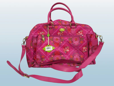 OILILY FLORAL PATTERNED WEEKENDER TRAVEL BAG WITH CROSSBODY STRAP NWT