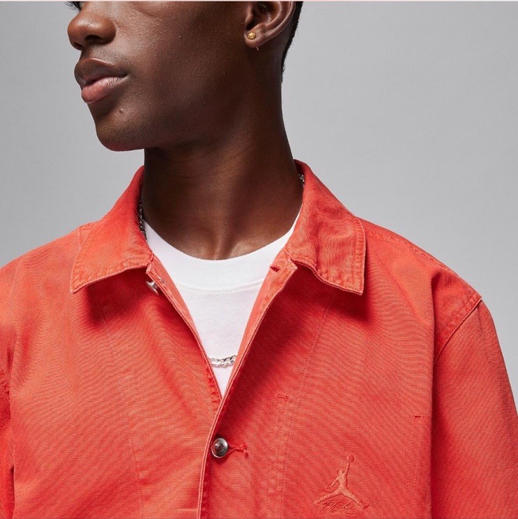 Jordan Essentials Chicago Denim Jacket Lobster Re… - image 9