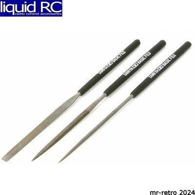 Tamiya USA TAM74104 Basic File Set Smooth Double-Cut
