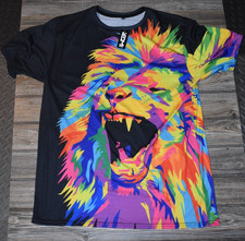 iEDM Lion Shirt Men's Made In USA Soft Feel 3XL NEW w/Tags