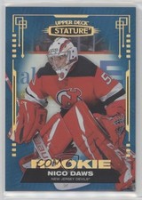 2021-22 Upper Deck Stature Rookies Blue Photo Variant 3/3 Nicolas Daws Nico 0o5t