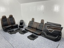 2017 Nissan Titan Xd Platinum Leather Seats Console Door Trim Panels Crew 897827