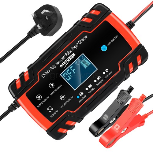 6A 24V 12V Automatic Car Battery Charger Fast Charger Smart Pulse Repair AGM/GEL - Picture 11 of 12