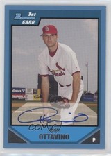 2007 Bowman Prospects Blue 258/500 Adam Ottavino #BP132 Auto a2v