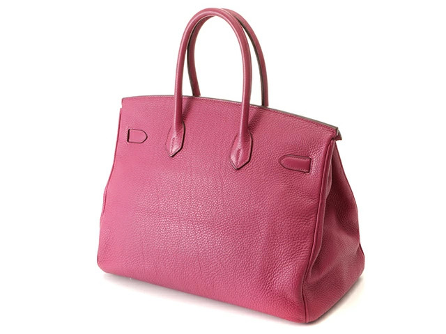 Hermes Birkin 35 Tosca / SV Bag Handbag Square O 2011 Women's #DB079 image 2