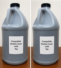 BLACK BROTHER BULK TONER REFILL TN 660 TN660 TN630 DCPL2520DW DCPL2540DW 1KG