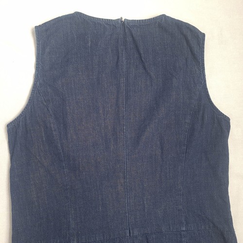 Hessnatur Damen Bio Baumwolle Denim Etuikleid Größe 38 / M leicht blau - Bild 8 von 12