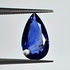 Certified 2.38ct Natural Ceylon Sapphire royal blue color collection gem
