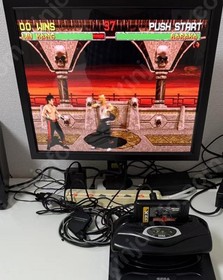 SEGA Mega Drive 32X Video Game Console Black 1994 Retro Made in Japan Tasted