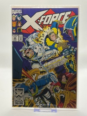 Marvel X-Force #20 March Comic Book 30 Years X-Men 1963-1993 Collectible Rare