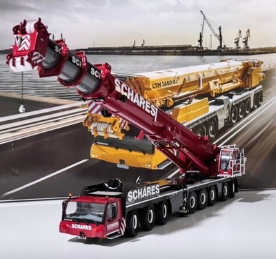 Liebherr LTM 1650-8.1 Mobilkran '' Schares '' WSI LKW Modelle Maßstab 1:50
