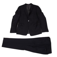 Emporio Armani EMPORIO ARMANI Glossy Wool Setup Suit Navy 46