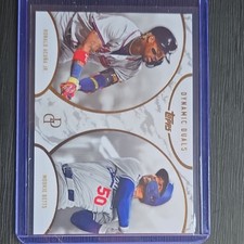 Topps 2025 Dynamic Duals Ronald Acuña Jr. Mookie Betts #37 Baseball Card