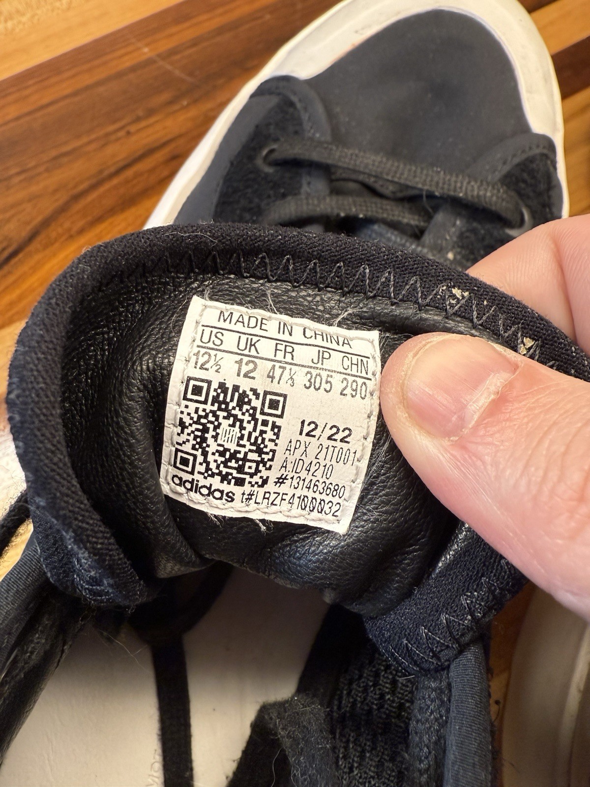 Adidas Y-3 Ajatu Court Low Black White Leather Men’s Size 12.5 NO BOX thumbnail 12