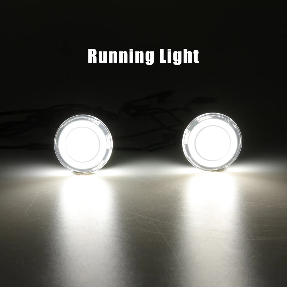 1157 LED Turn Signals Blinker Light For Harley Davidson Sportster Iron 1200 883 - Image 4 of 4