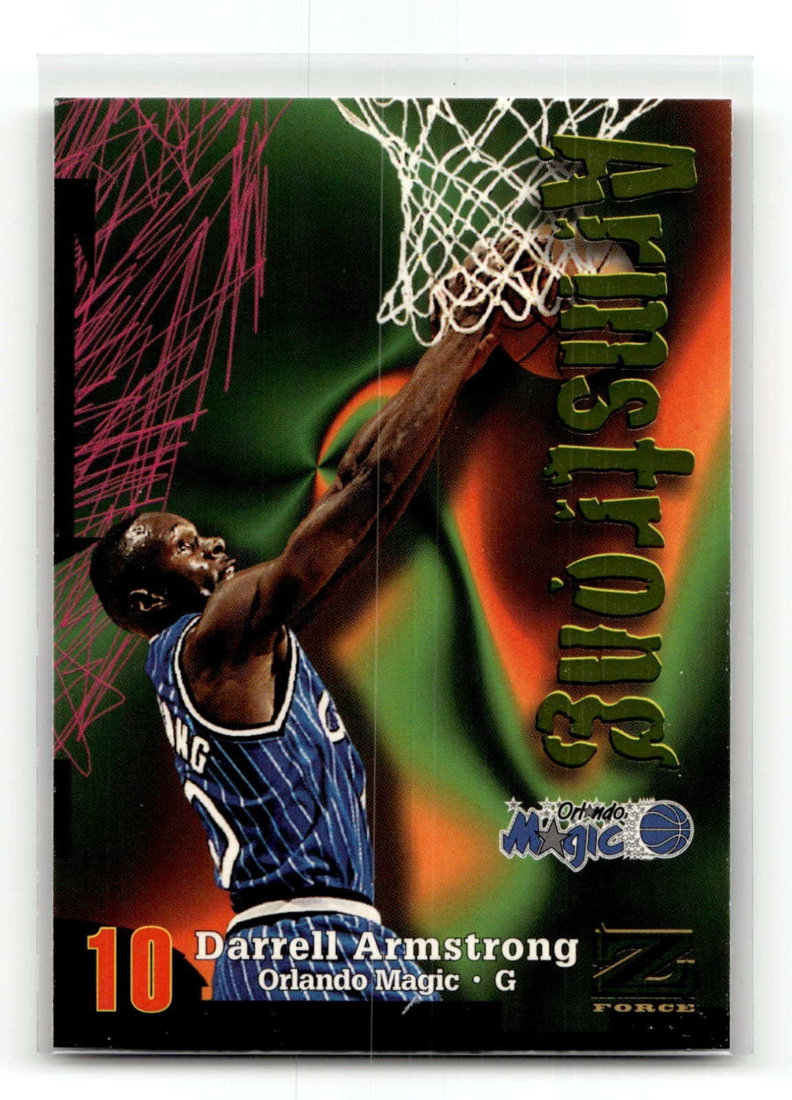 1997-98 Skybox Z-Force - Darrell Armstrong #128 BASKETBALL