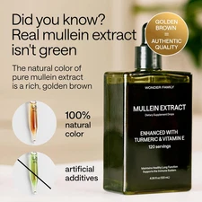 Mullein Drops for Lungs – Lung Detox for Smokers & Lung Cleanse Liquid – Mullein