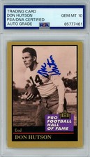 Don Hutson 1991 ENOR Packers GEM MT 10 PSA/DNA Signed Auto Autographed