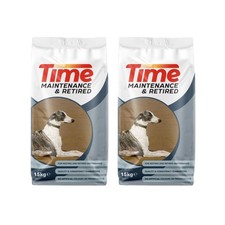 30kg GREYHOUND FOOD - Time Greyhound Maintenance & Retired Dry Dog Food 15kg x 2 1.62 per kilo