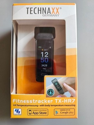 Technaxx Fitnesstracker TX-HR7 mit Temperaturmessung   NEU & Originalverpackt