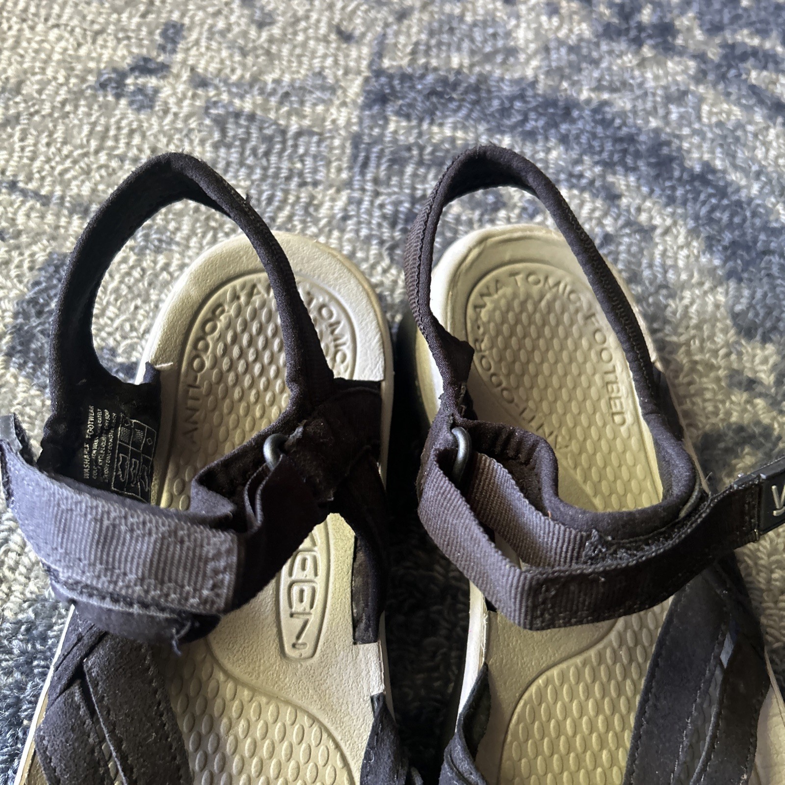 Sandali Keen Rose donna taglia 10 5 neri outdoor escursionismo punta chiusa impermeabili