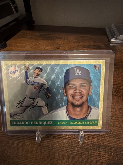 2025 Topps Chrome Platinum Superfractor Edgardo Henriquez RC 1/1 Dodgers #299