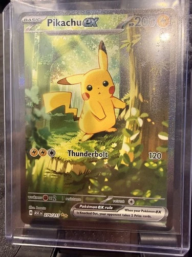 New ListingPikachu EX 276/217 SIR Full Art Pokemon Card NM/MINT Ascended Heroes