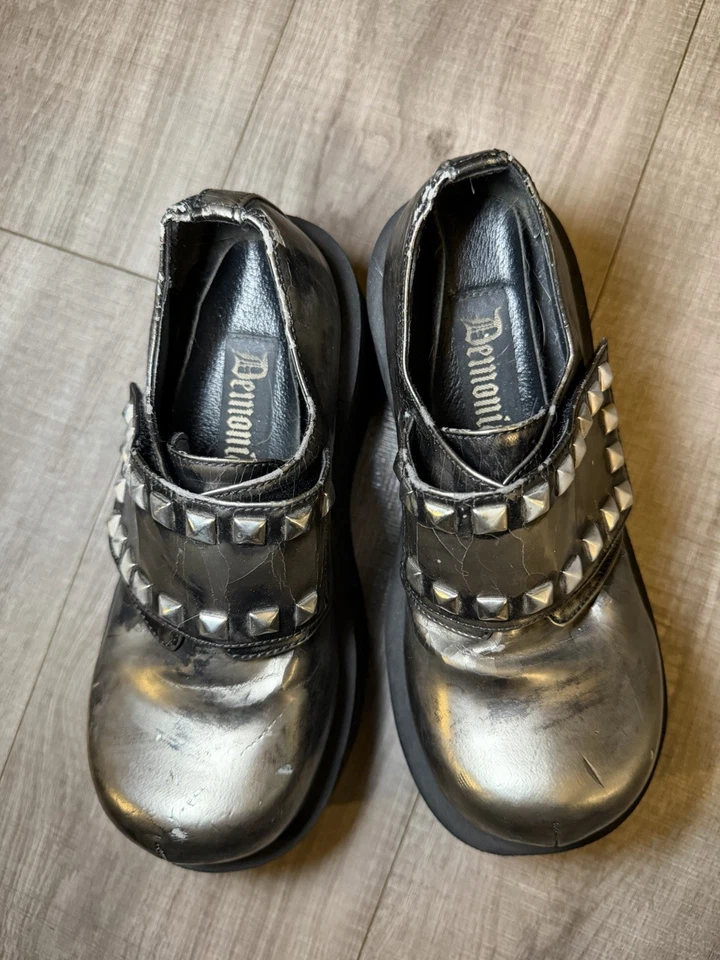 RARE Vintage 90s Y2K Demonia Platform Shoes – The Dank Shoe - Image 4 of 4