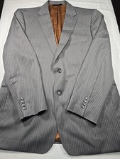 Joseph A. Bank Wool Pinstripe Blazer 46L Career Old Money Men's