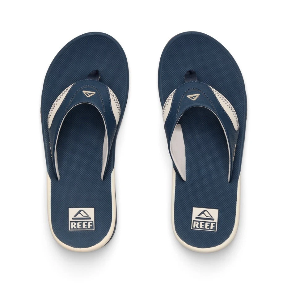 Reef Fanning Men's Flip Flops Navy/Oat NEW
Opens in a new window or tab