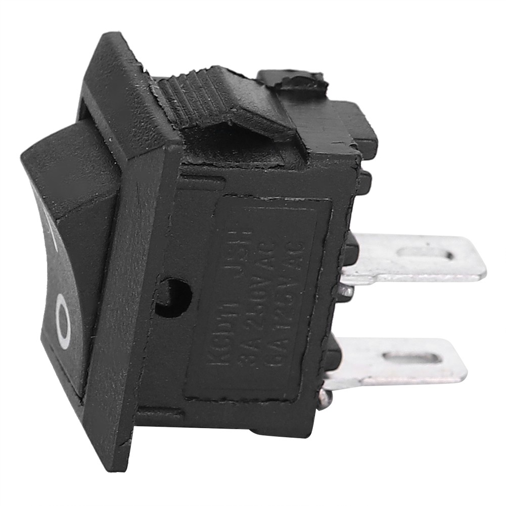 20PCs 2&8209;Pin Switch Rocker On/Off Black For Household Appliances Excellent