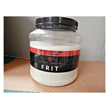 Bullseye COE 90 FINE Pale Yellow Tint Transparent Frit BE1820 Approx 4lbs Fusing