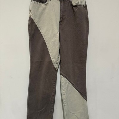 BDG Urban Outfitters Cowboy Colorblock Hi-Rise Straight Leg Jeans 26