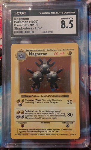 Magneton (Shadowless) graded CGC 8.5 for sale on eBay