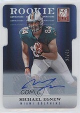 2012 Elite Rookie Aspirations Die-Cut Signatures 24/49 Michael Egnew Auto fm0