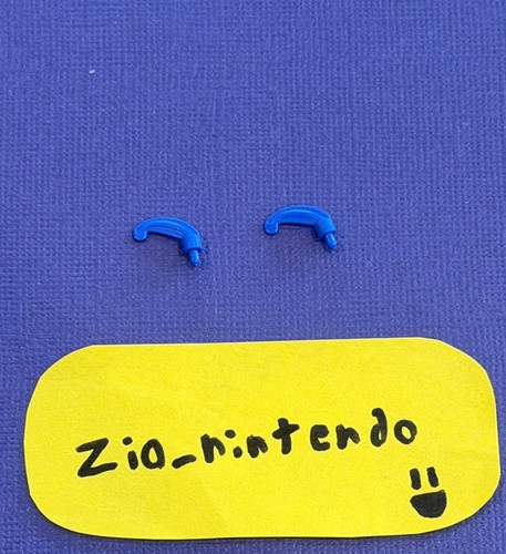 LEGO Blue Small Feather Hat Plume #4502, lot of 2, good condition, AUTHENTIC