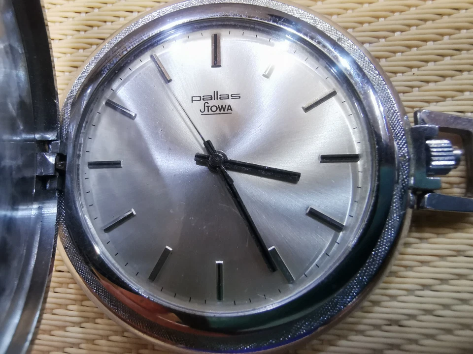 vintage antigue SWISS MADE pocket watch PALLAS STOWA - Image 2 of 4