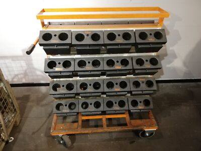 Set TUL KELCH Werkzeugträgerwagen SK50 Werkzeugträger mit 33 Werkzeughalter