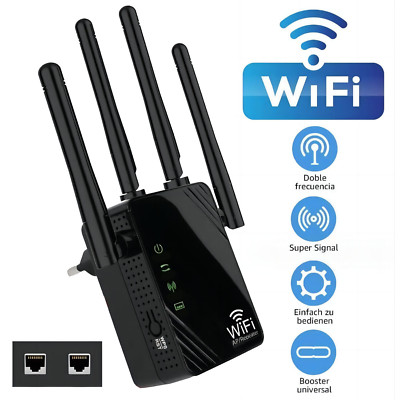 300/1200M WLAN Repeater Router Range Wifi Signal Verstärker Access Point Booster