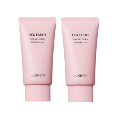 1+1 The saem Sunblock Sunscreen SPF50+ PA++++ UV protection 50g Korean Cosmetic