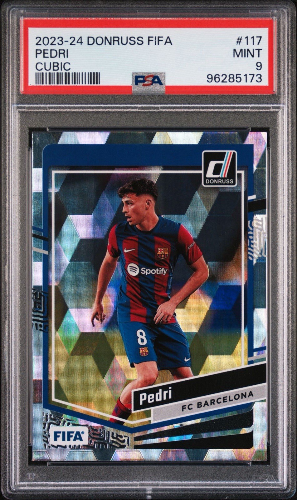 2023-24 Panini Donruss - Cubic #117 Pedri Grade 9 PSA