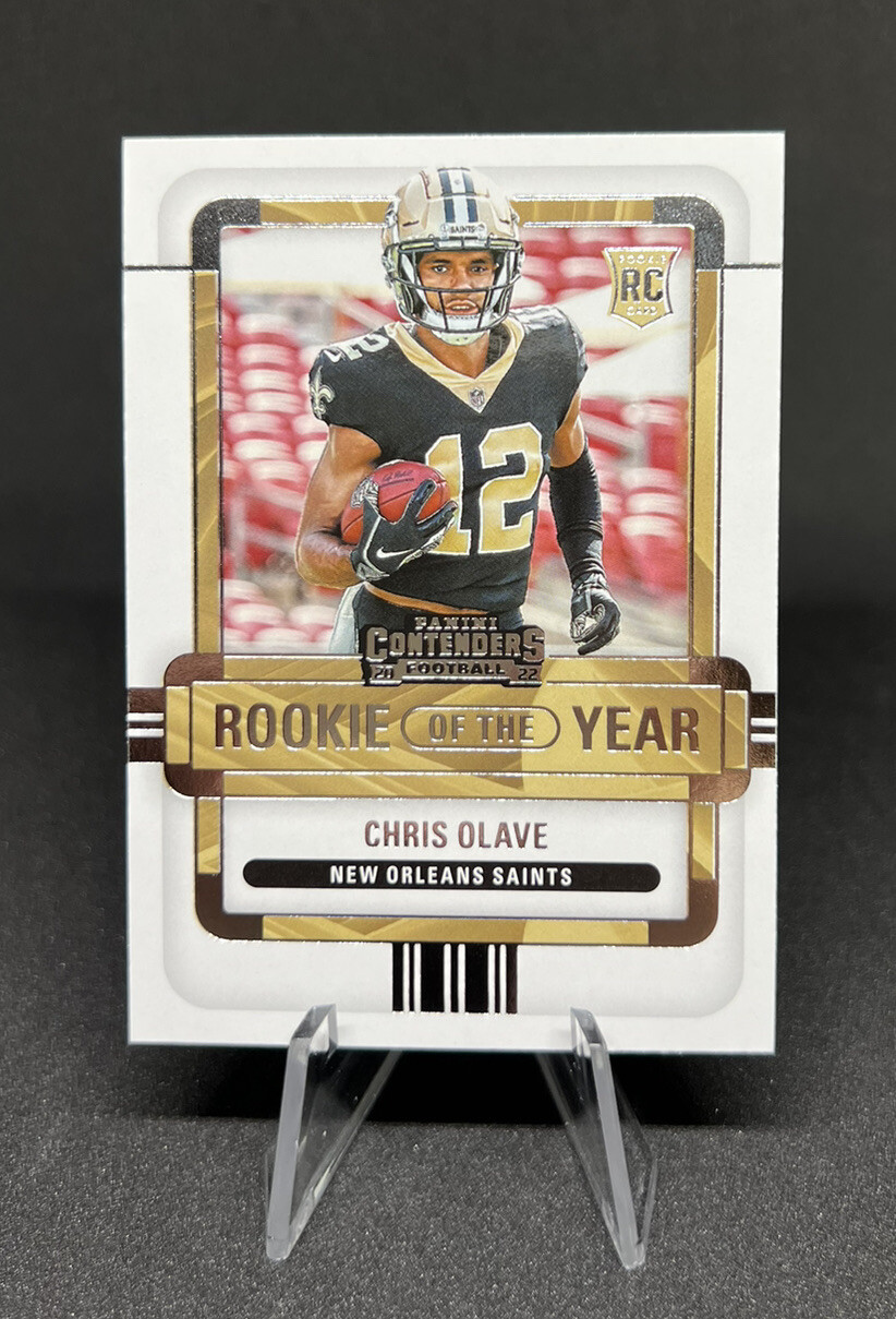 2022 Contenders Chris Olave Rookie of the Year RC #ROY-COL Saints