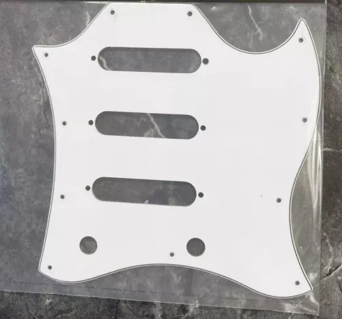 3 Ply White Pickguard for Gibson SG3 SG-3 3 GIBSON SIZE Single Coils Made In USA