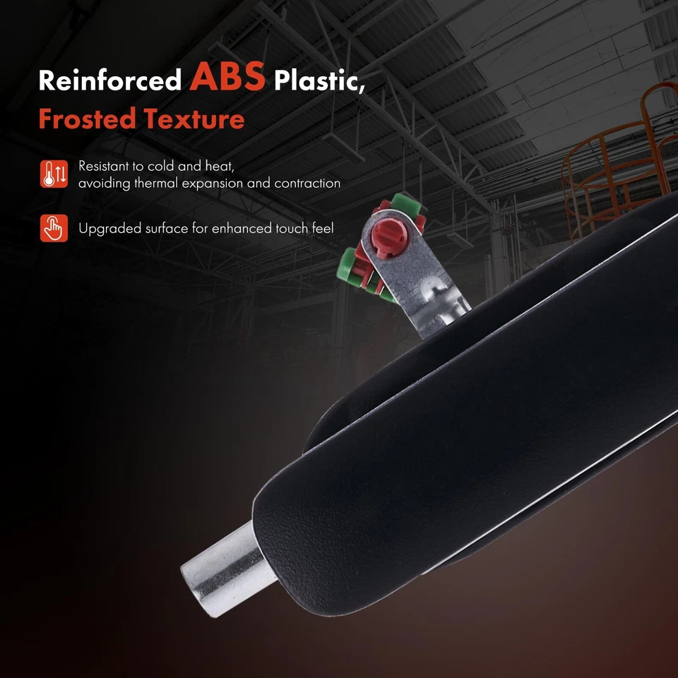 Puerta corredera lateral derecha manija de puerta exterior negra para Ford E-150 E250 Econoline Foto 3 de 4