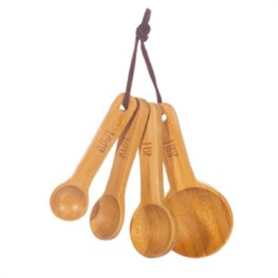 Sass and Belle - Umweltfreundliche Bambus Messlöffel - 4er Set Küche Geschenk