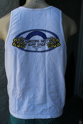 Horizons West Surf Shop Santa Monica Zephyr Used Medium White Tank